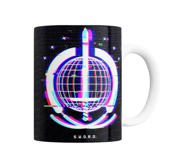 Taza de Cerámica WandaVision Logo S.W.O.R.D.
