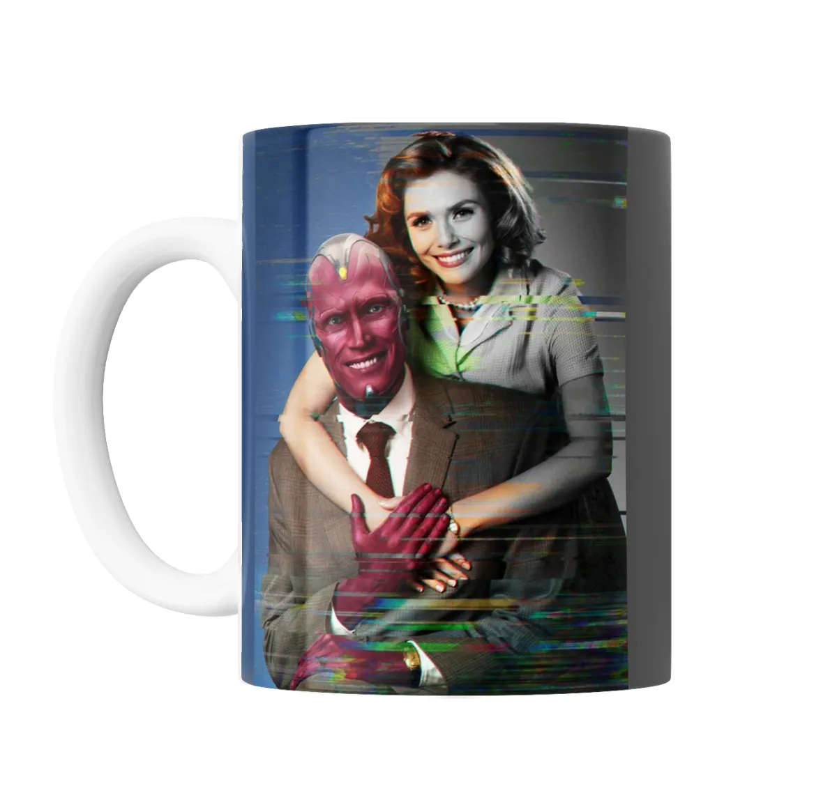 Taza de Cerámica WandaVision Visión y Wanda - vista 2