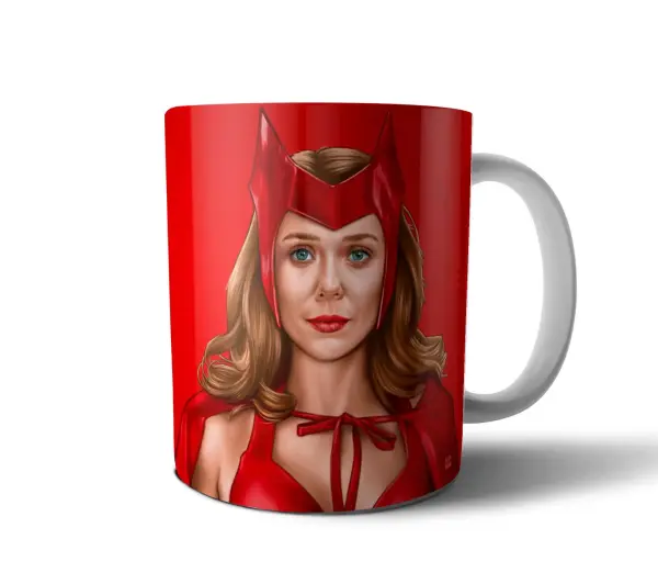 Taza de Cerámica WandaVision Scarlet Witch Bruja Escarlata