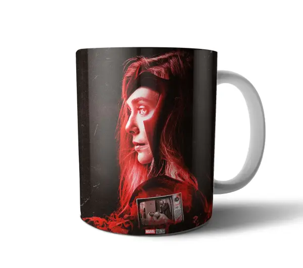 Taza de Cerámica WandaVision Scarlet Witch Bruja Escarlata