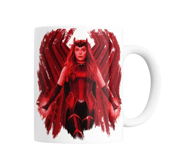 Taza de Cerámica WandaVision Scarlet Witch Roja