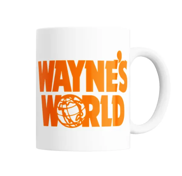Taza de Cerámica Wayne's World Logo