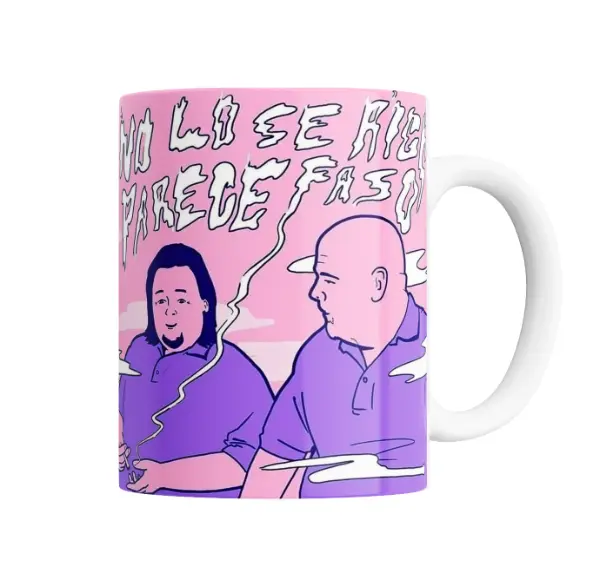 Taza de Cerámica Meme No lo sé Rick parece faso