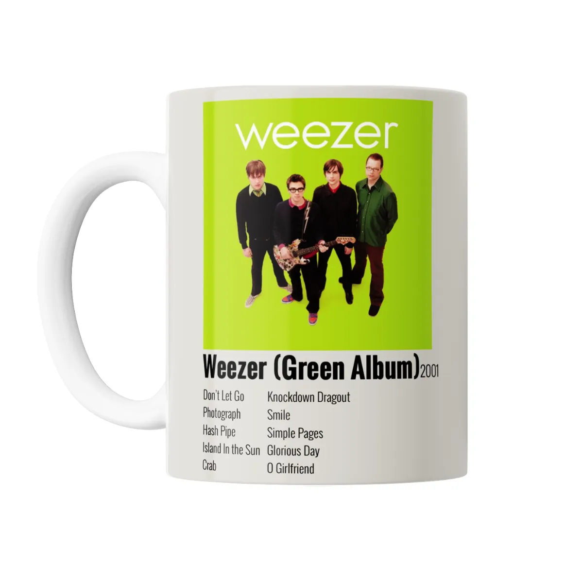 Taza de Cerámica Weezer Green Album 2001 - vista 2