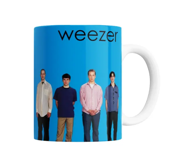 Taza de Cerámica Weezer Banda Blue Album