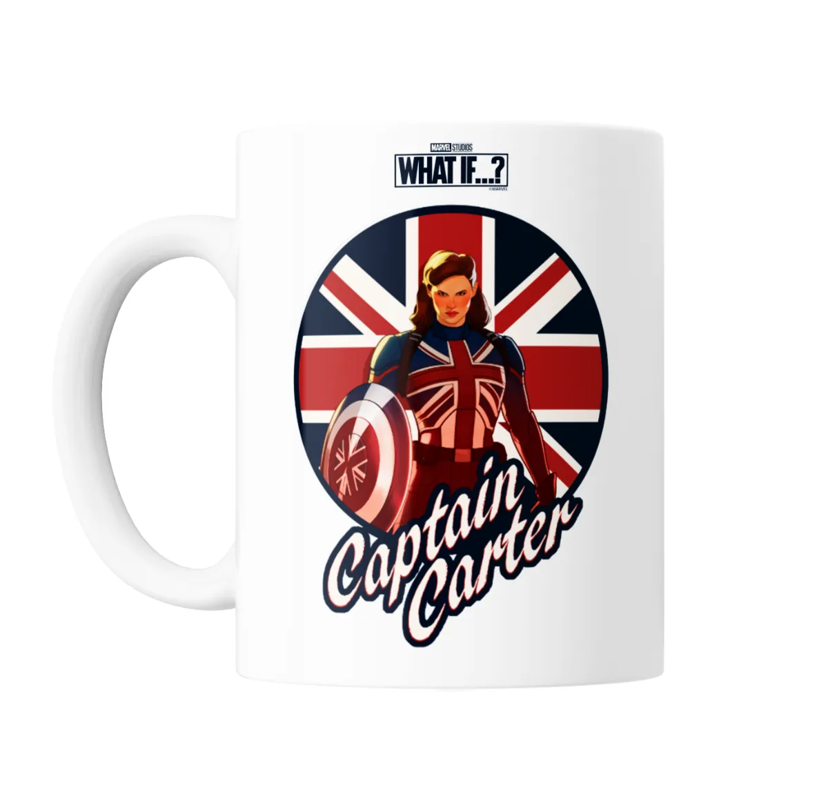 Taza de Cerámica What If Captain Carter Union Jack - vista 2