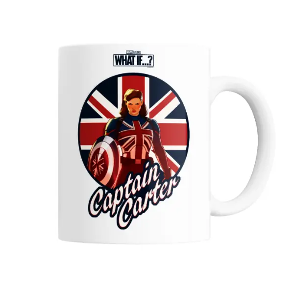 Taza de Cerámica What If Captain Carter Union Jack
