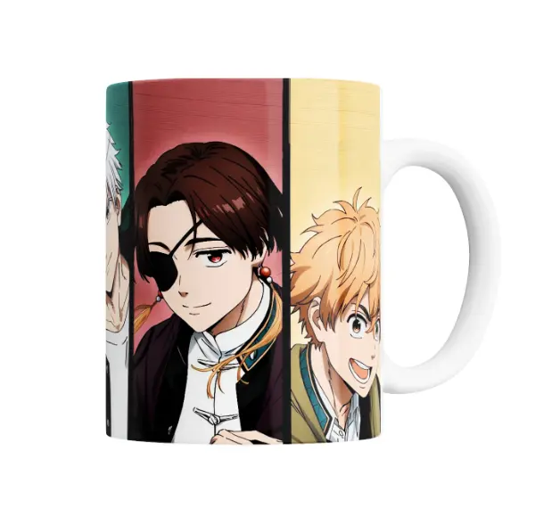 Taza de Cerámica Wind Breaker Personajes en Paneles