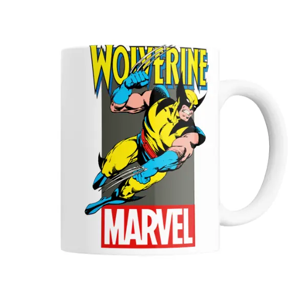 Taza de Cerámica Wolverine Marvel Clásico