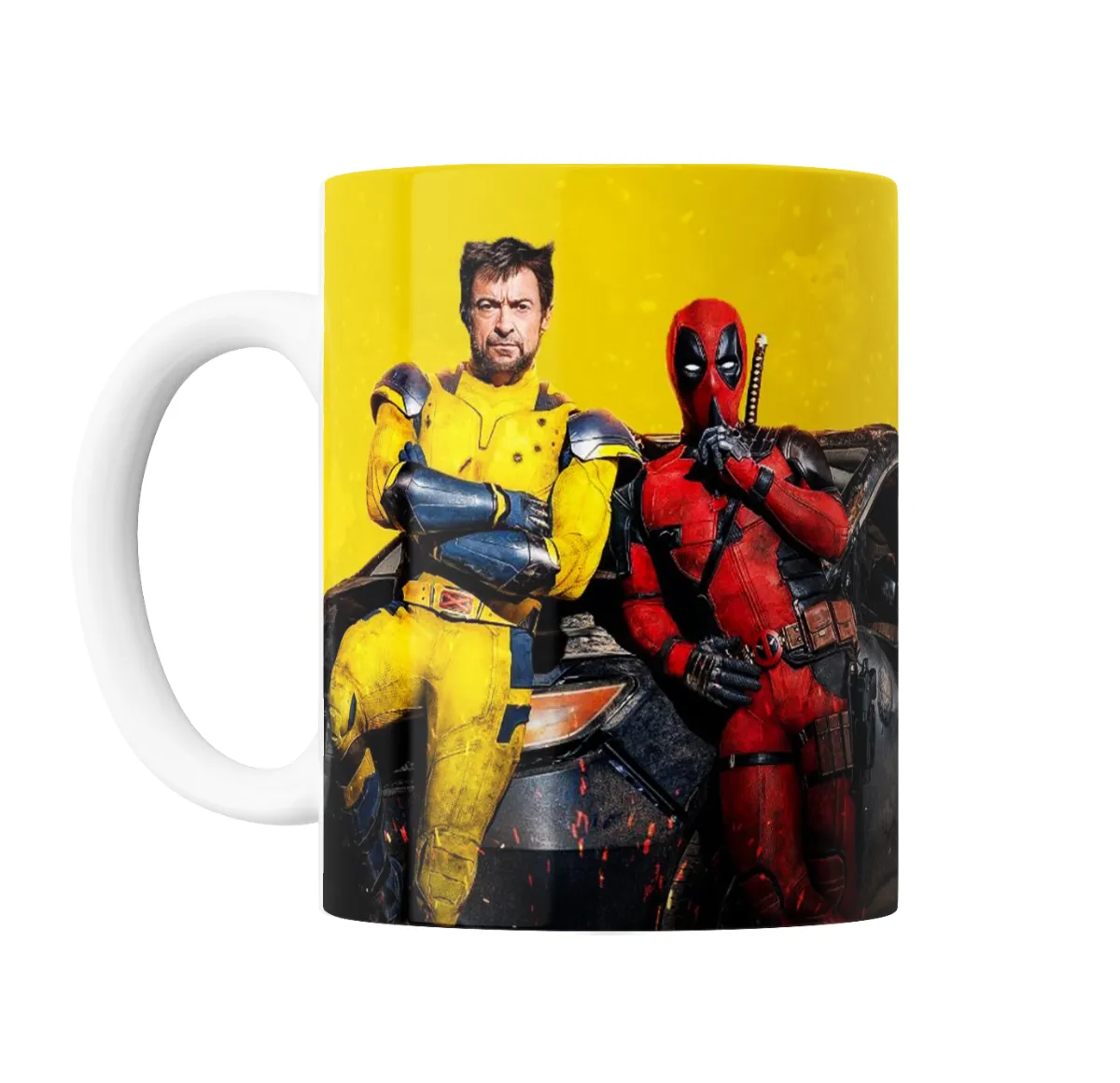 Taza de Cerámica Wolverine y Deadpool Marvel - vista 2