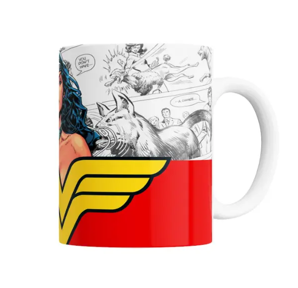 Taza de Cerámica Wonder Woman Girls Will Save the World