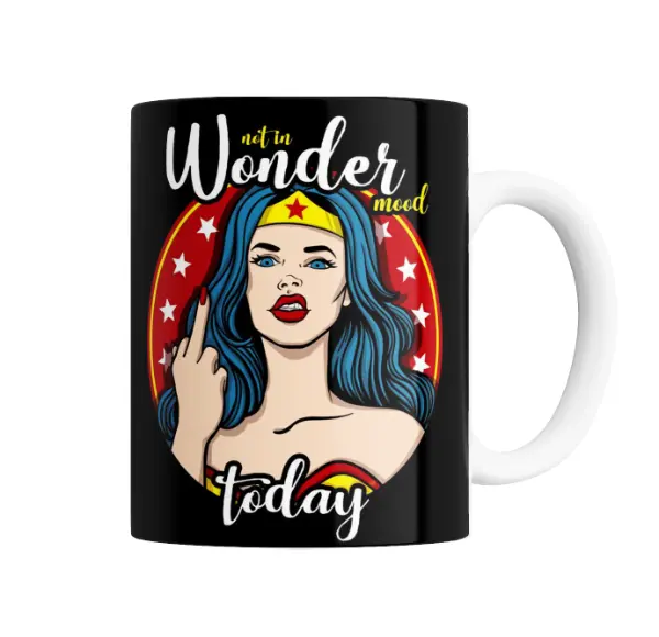 Taza de Cerámica Wonder Woman Not in Wonder Mood Today