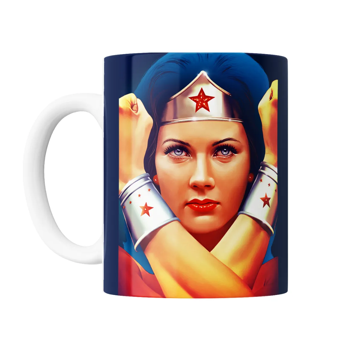 Taza de Cerámica Wonder Woman Pose Clásica - vista 2