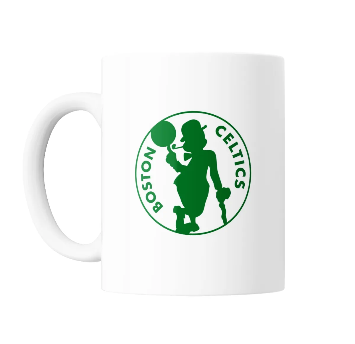 Taza de Cerámica Boston Celtics Leprechaun con Pelota - vista 2