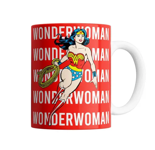 Taza de Cerámica Wonder Woman Clásica Lazo de la Verdad