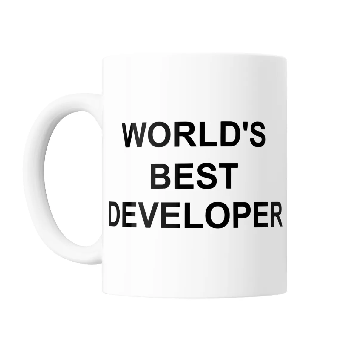 Taza de Cerámica World's Best Developer - vista 2
