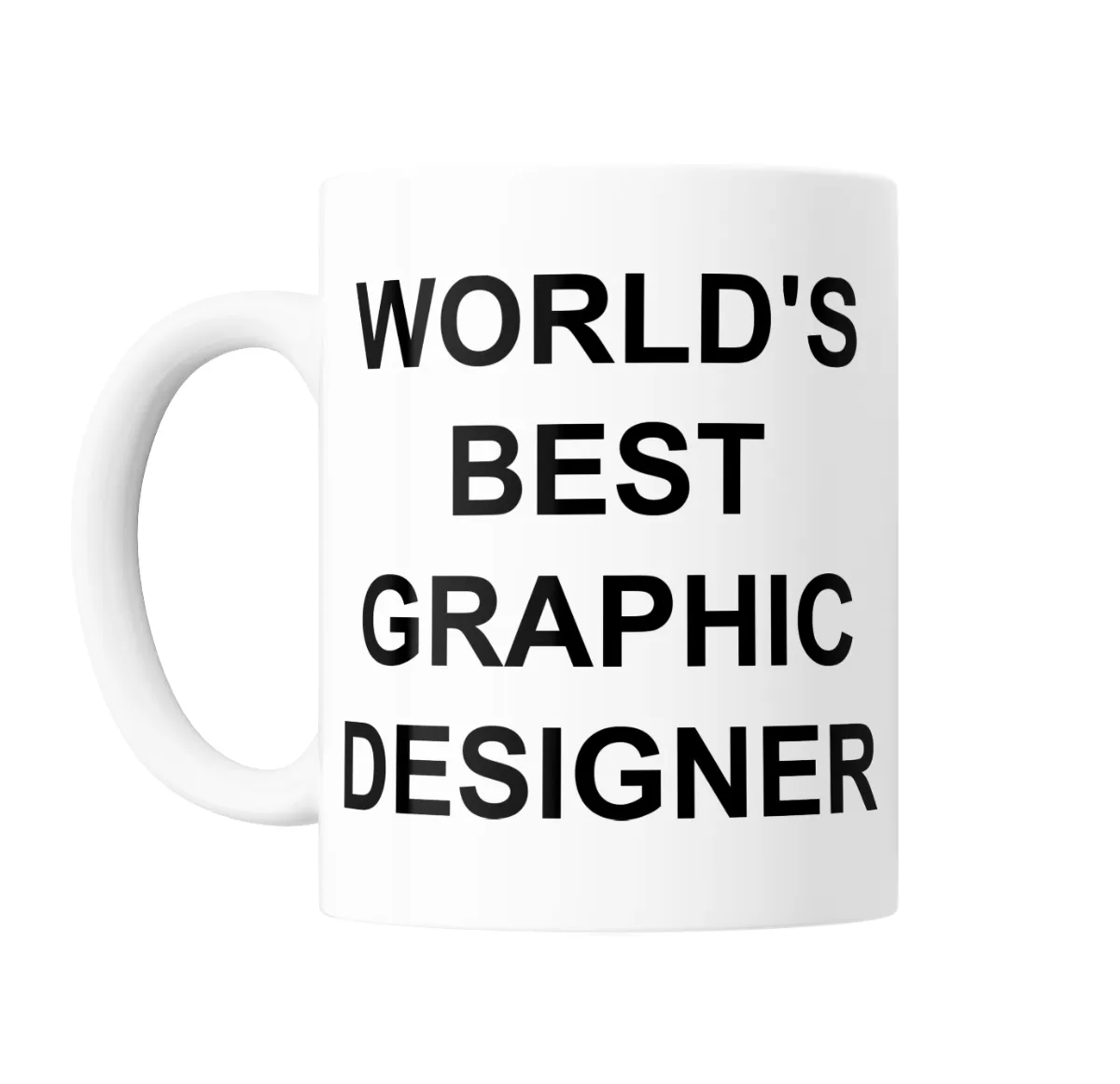 Taza de Cerámica World's Best Graphic Designer - vista 2