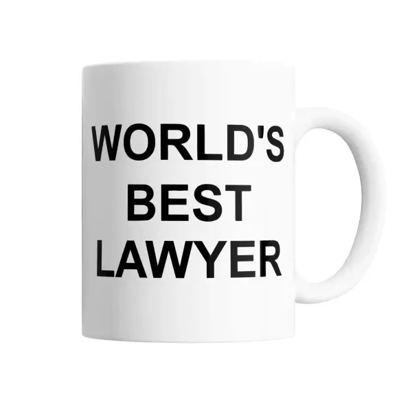 Taza de Cerámica World's Best Lawyer