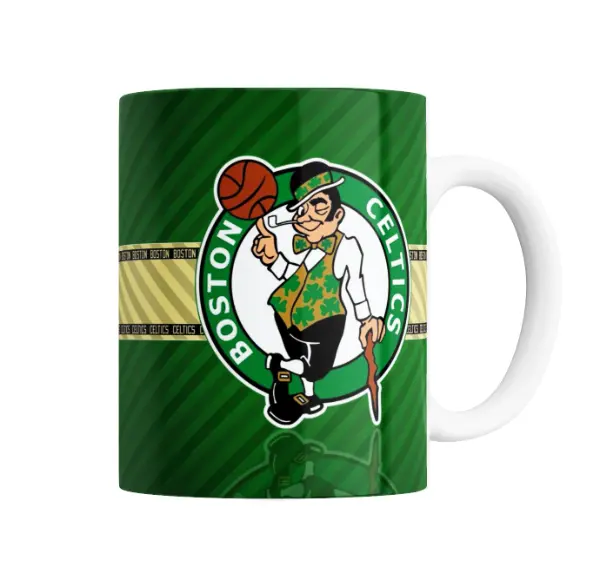 Taza de Cerámica Boston Celtics Leprechaun Trébol