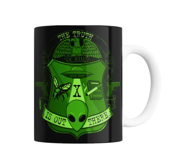 Taza de Cerámica X Files The Truth Is Out There Escudo