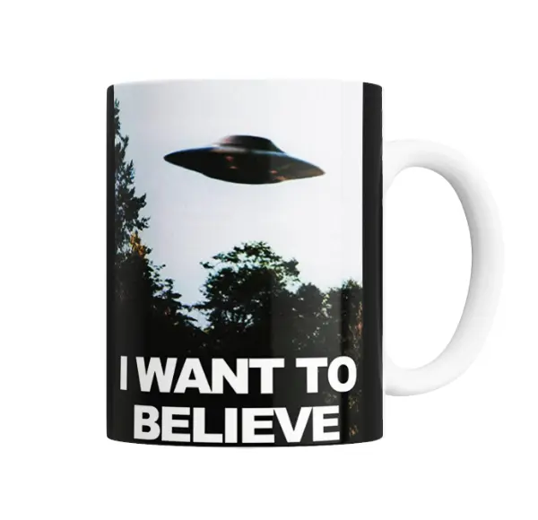 Taza de Cerámica X Files I Want to Believe
