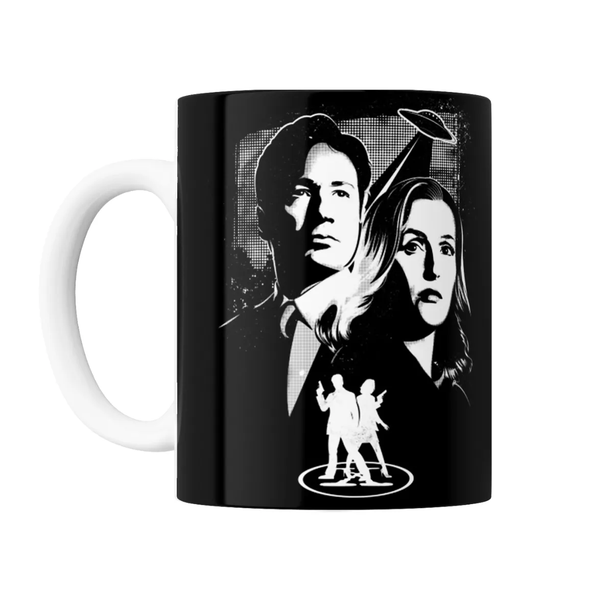 Taza de Cerámica X Files Mulder y Scully - vista 2