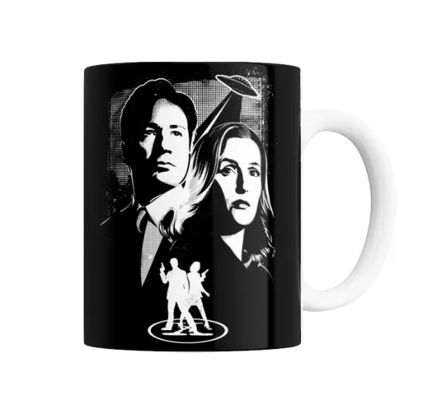 Taza de Cerámica X Files Mulder y Scully