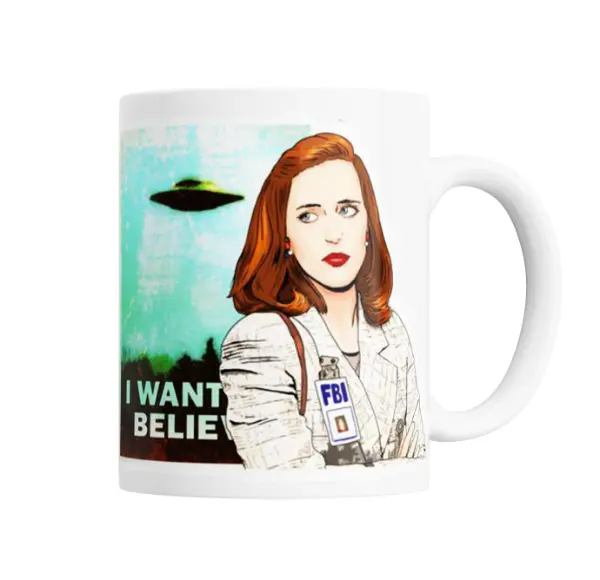 Taza de Cerámica X Files Scully I Want to Believe