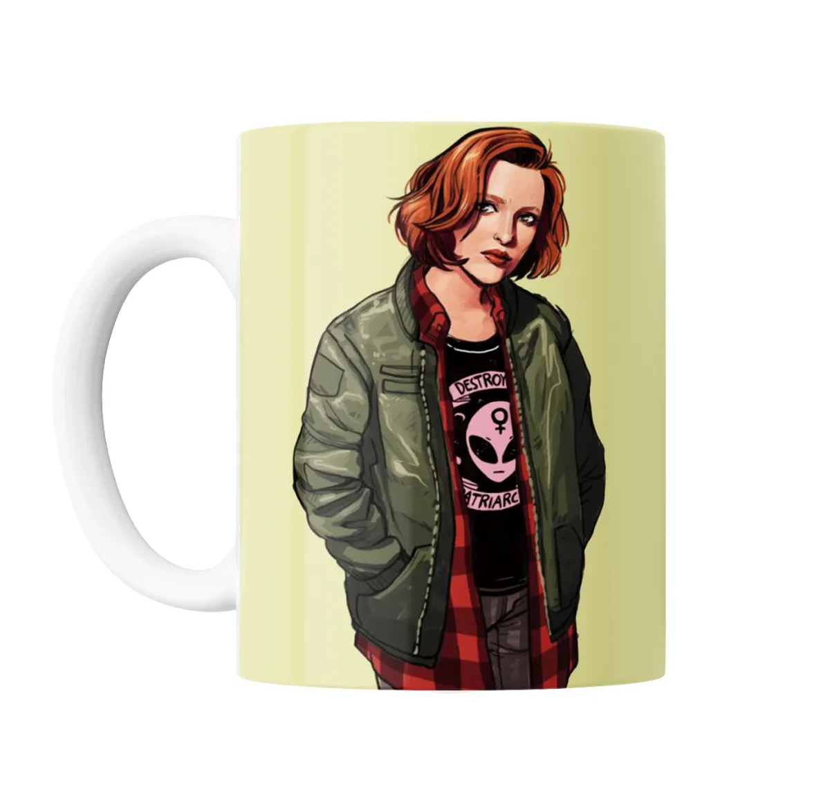 Taza de Cerámica X Files Chica Destroy Patriarchy - vista 2