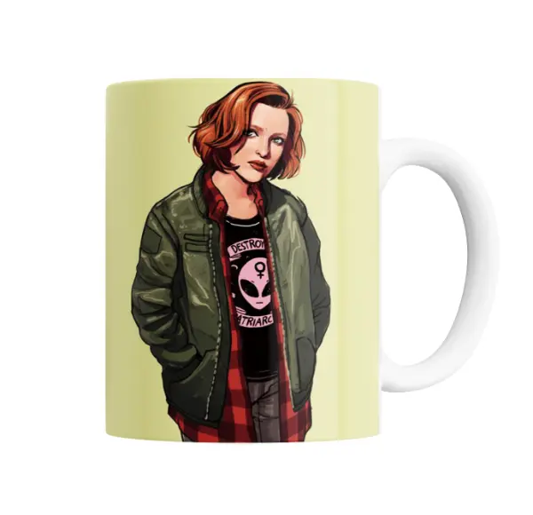 Taza de Cerámica X Files Chica Destroy Patriarchy