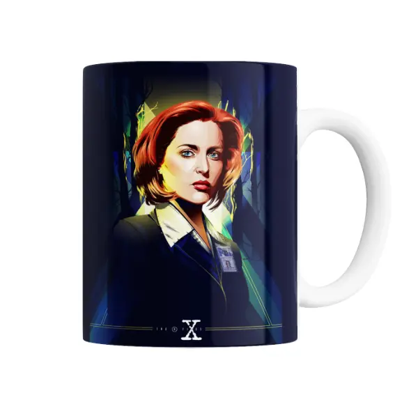 Taza de Cerámica X Files Agente Scully Retrato