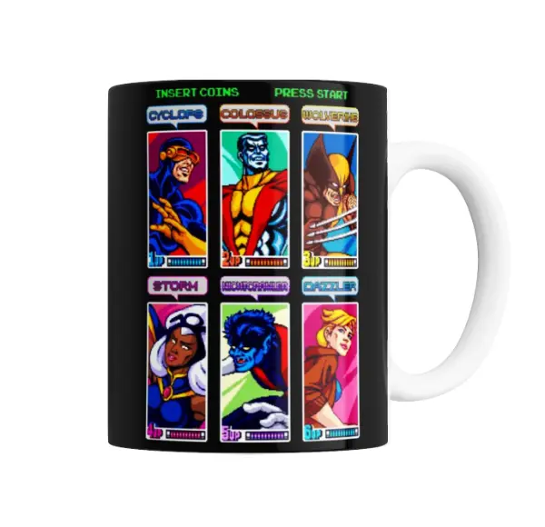 Taza de Cerámica X-Men Pantalla de Selección Arcade