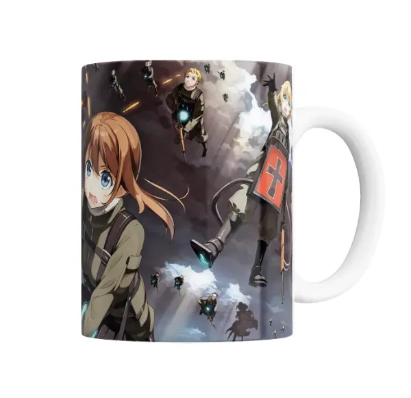 Taza de Cerámica Youjo Senki Tanya y Compañía