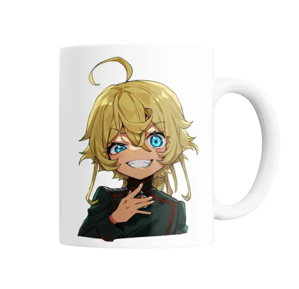 Taza de Cerámica Youjo Senki Tanya Sonrisa