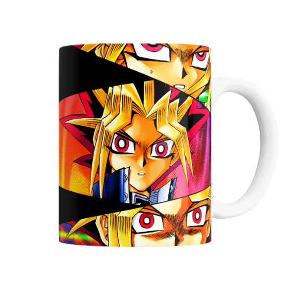 Taza de Cerámica Yu Gi Oh Yugi Muto Mirada Intensa