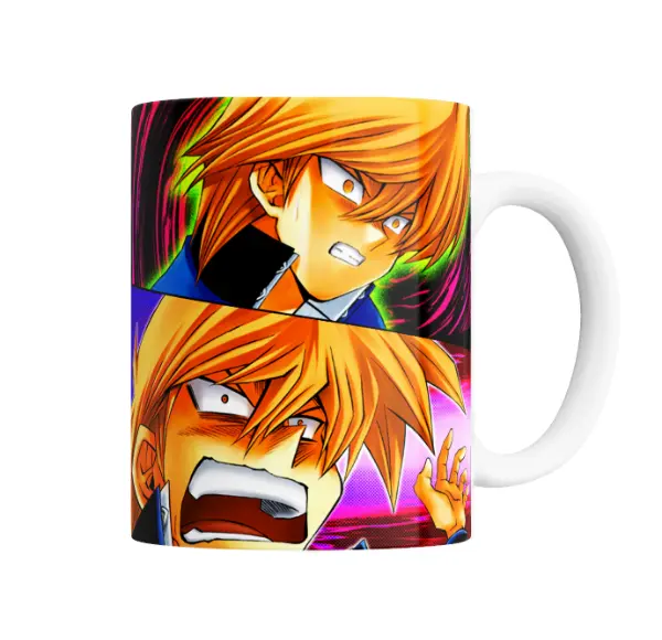 Taza de Cerámica Yu Gi Oh Joey Wheeler Expresiones