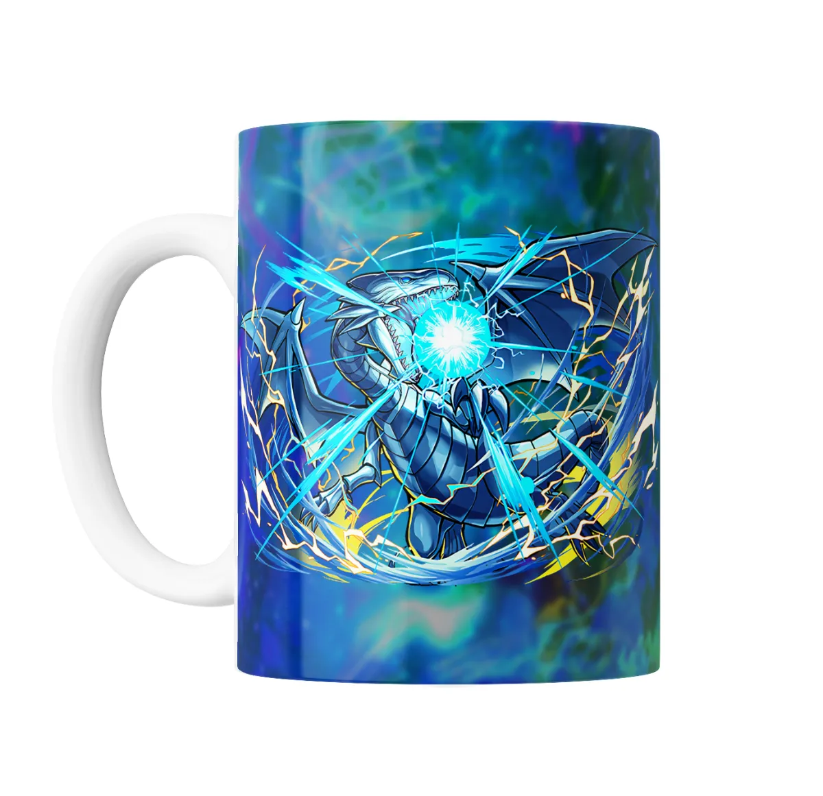 Taza de Cerámica Yu Gi Oh Dragón Blanco de Ojos Azules Relámpago - vista 2