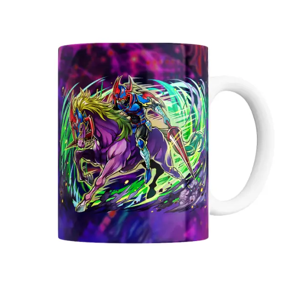Taza de Cerámica Yu Gi Oh Black Luster Soldier a Caballo