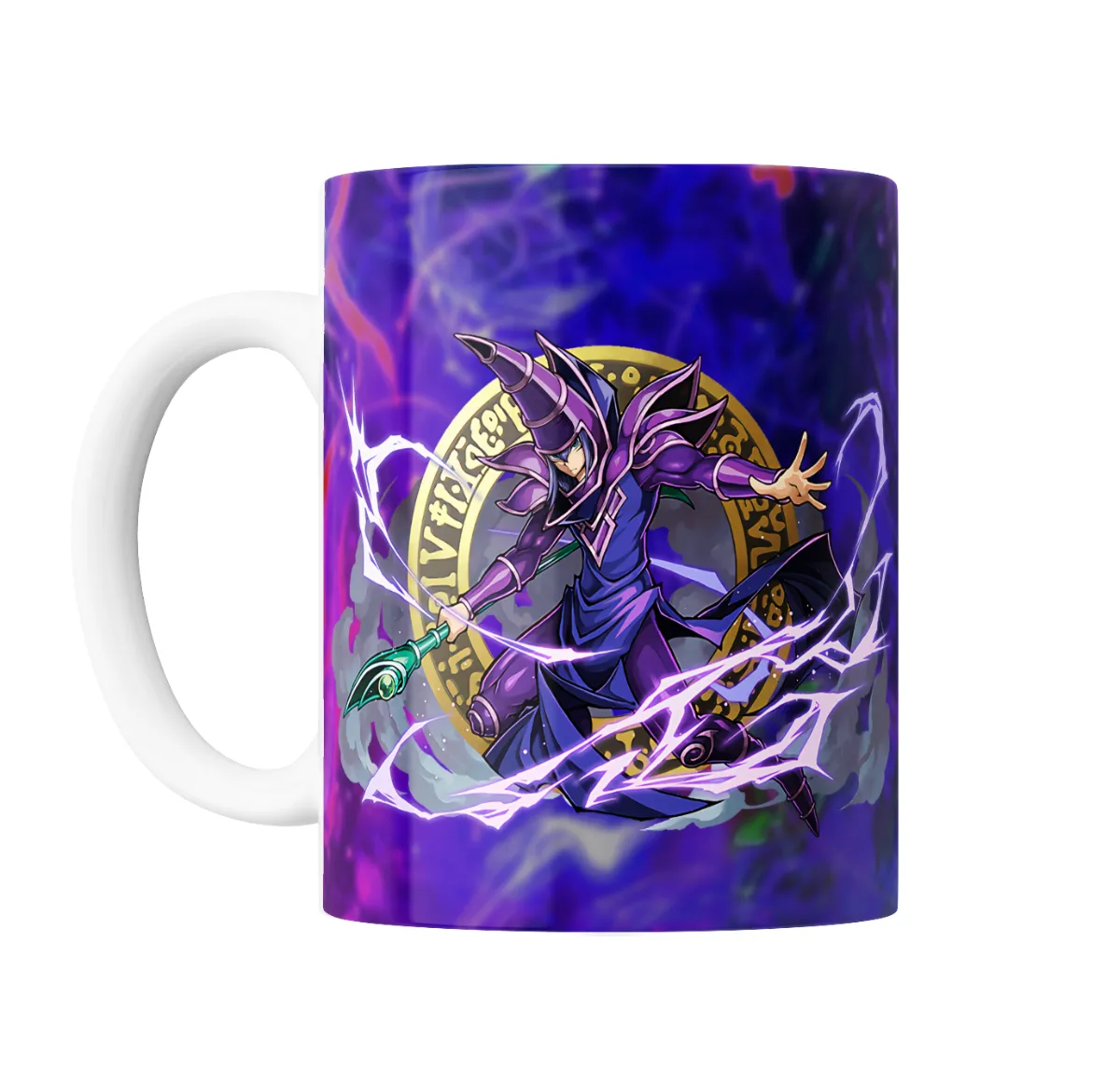 Taza de Cerámica Yu Gi Oh Mago Oscuro Rayos - vista 2