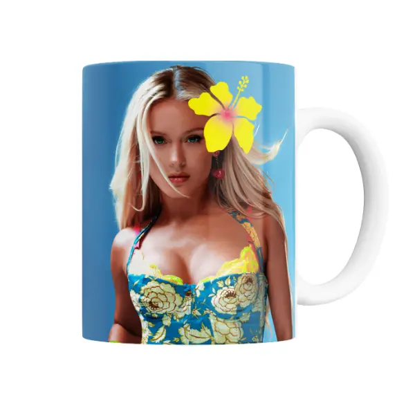 Taza de Cerámica Zara Larsson Flor