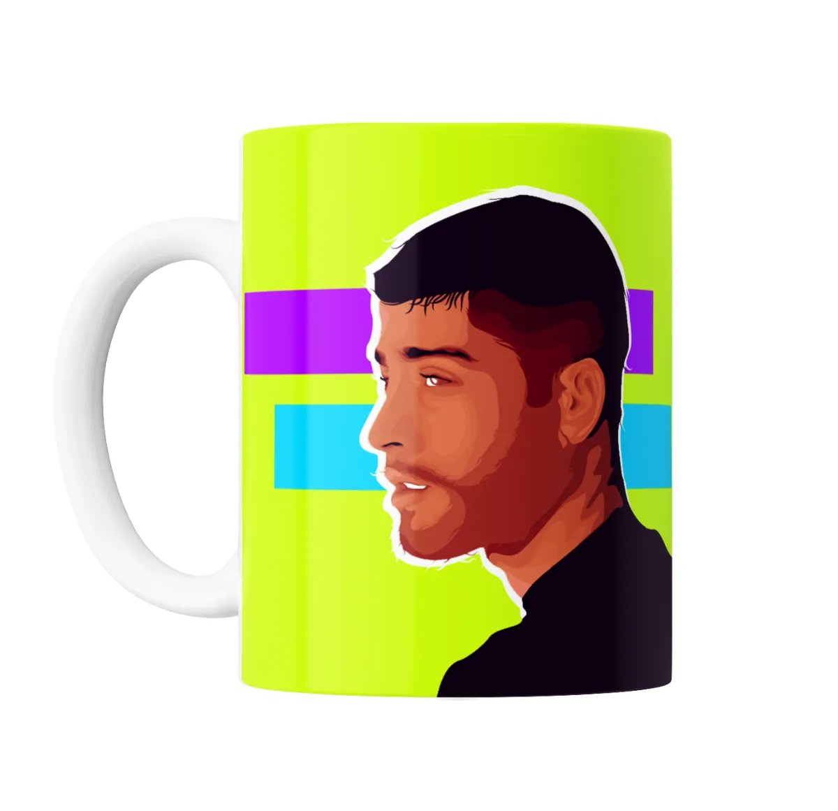 Taza de Cerámica Zayn Malik Perfil - vista 2