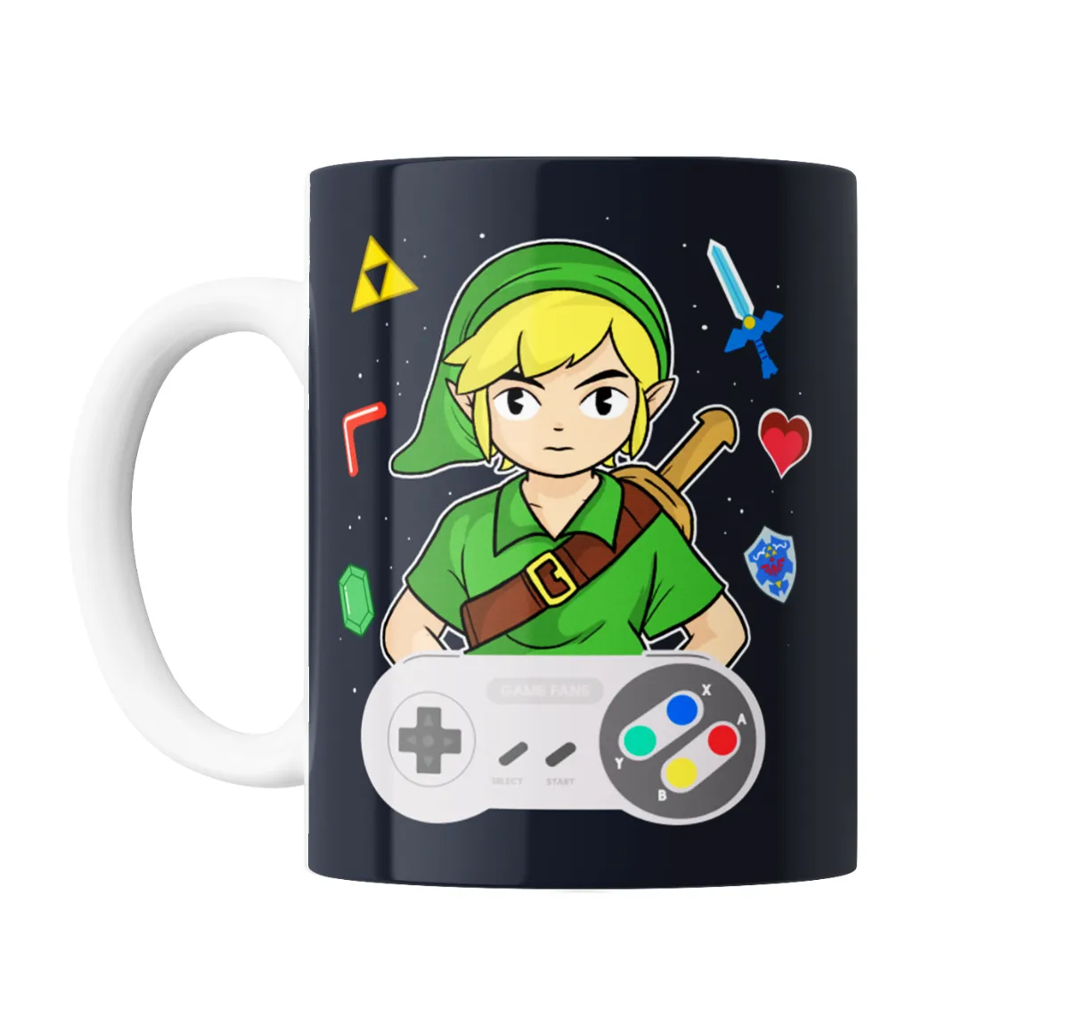 Taza de Cerámica Zelda Link Gamer Control Super Nintendo - vista 2