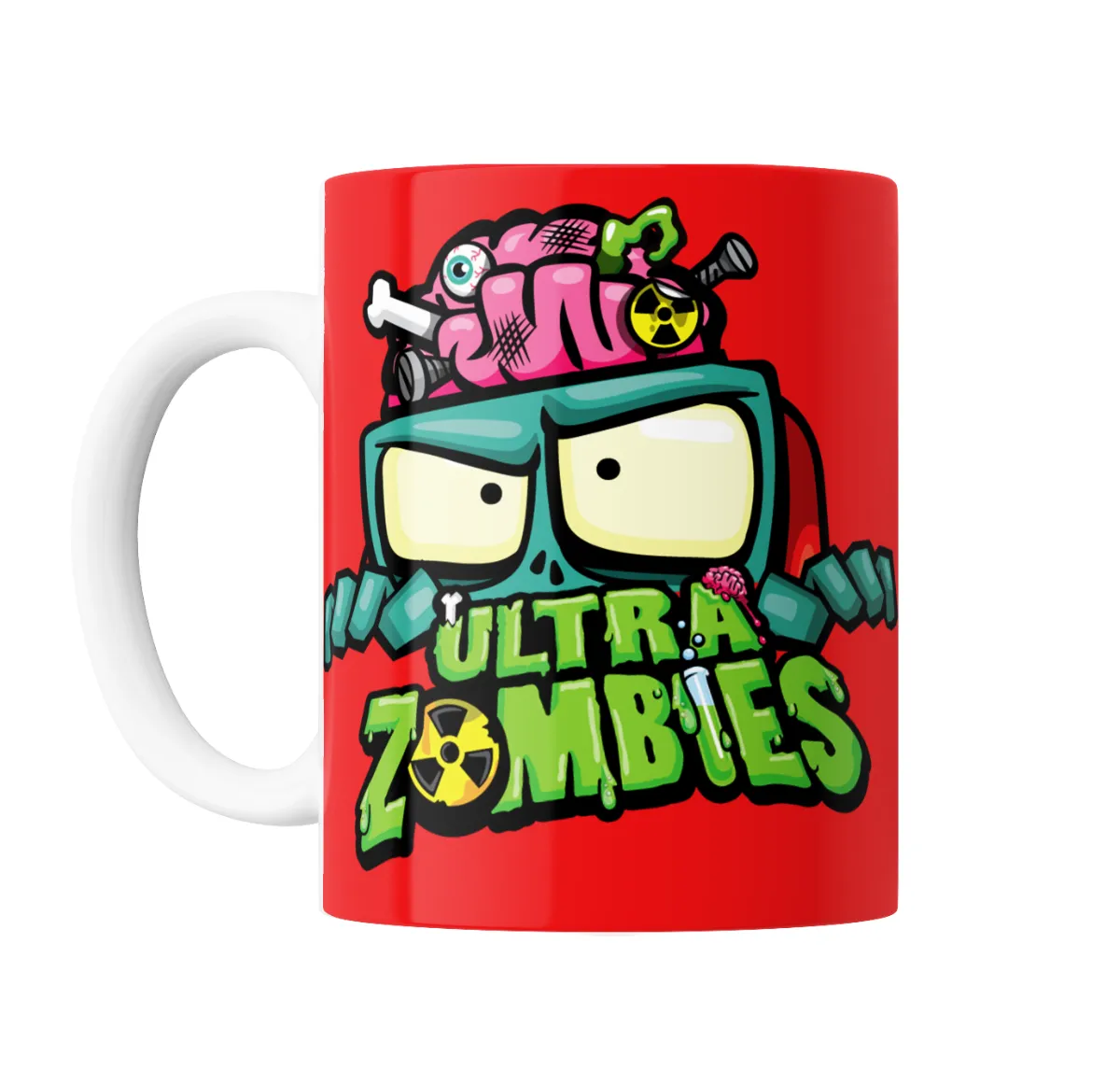 Taza de Cerámica Zombie Infection Ultra Zombies Cabeza Zombie Radiactiva - vista 2