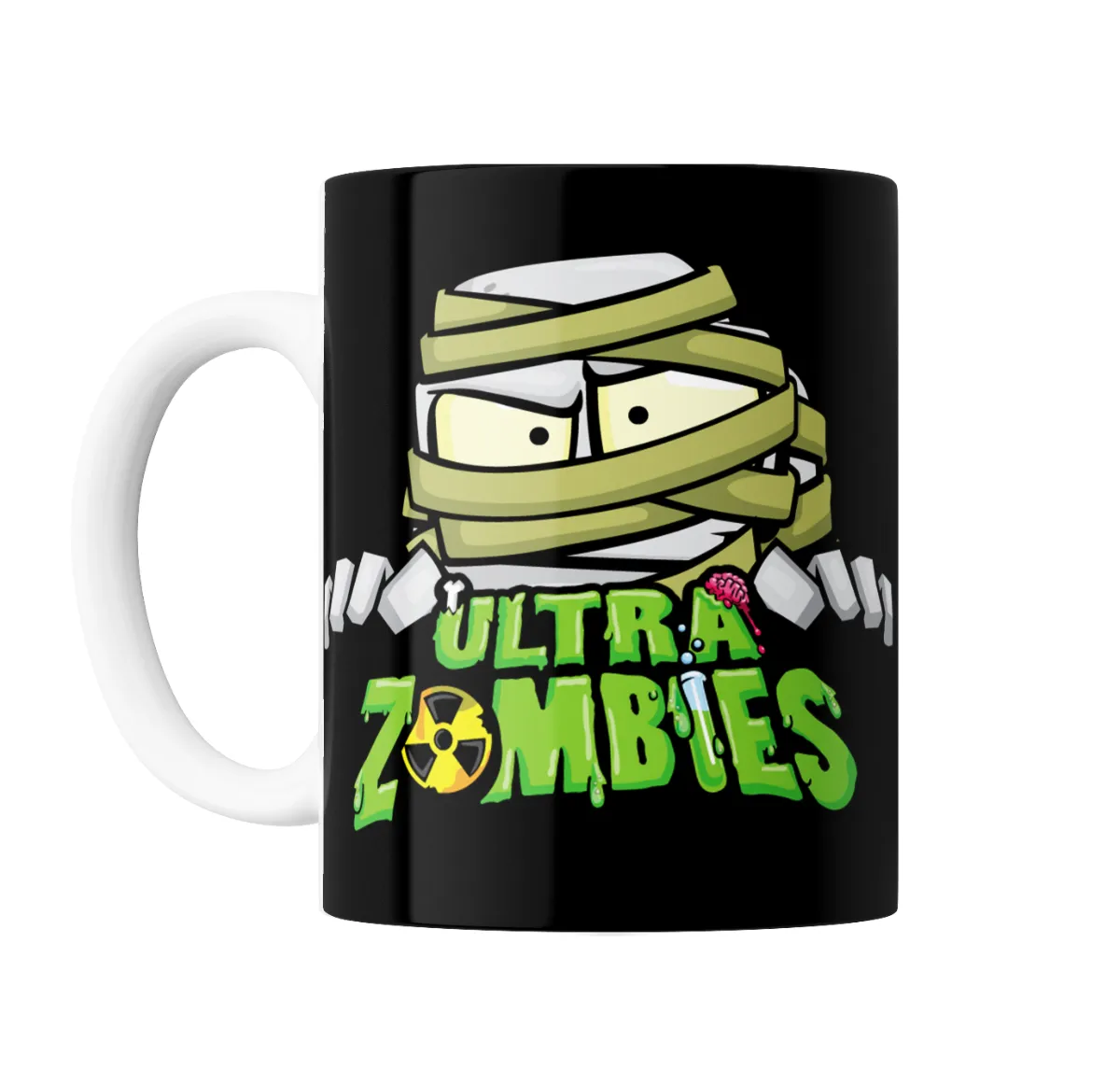 Taza de Cerámica Zombie Infection Ultra Zombies Momia Vendada - vista 2