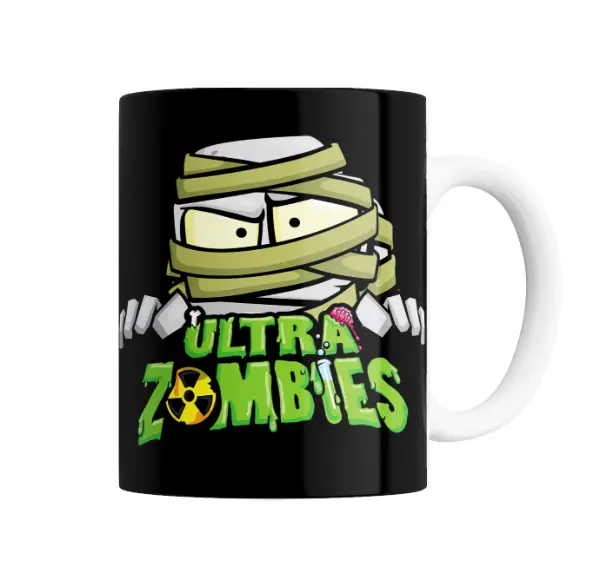 Taza de Cerámica Zombie Infection Ultra Zombies Momia Vendada
