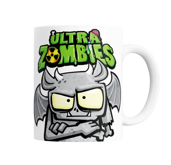 Taza de Cerámica Zombie Infection Ultra Zombies Zombie Alado Cornudo