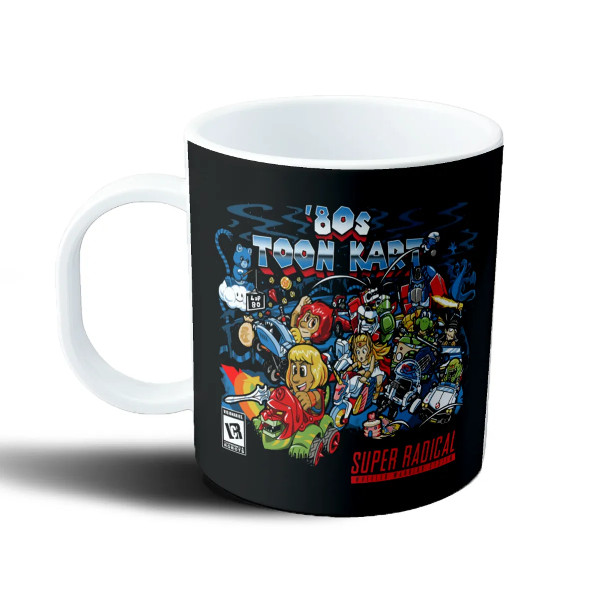 Taza de Plástico 80s Toon Kart Super Radical - vista 2
