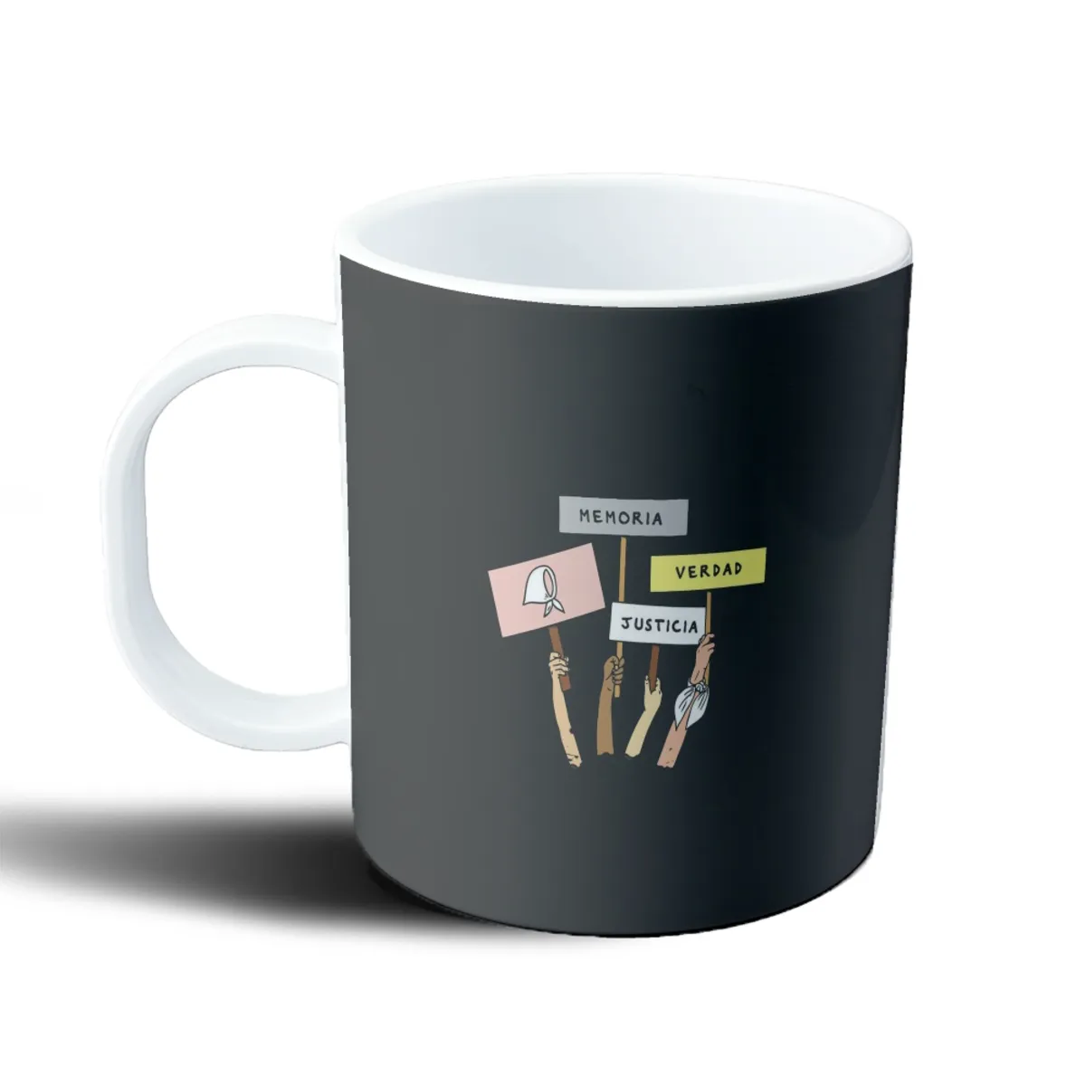 Taza de Plástico Abuelas de Plaza de Mayo Memoria Verdad Justicia - vista 2