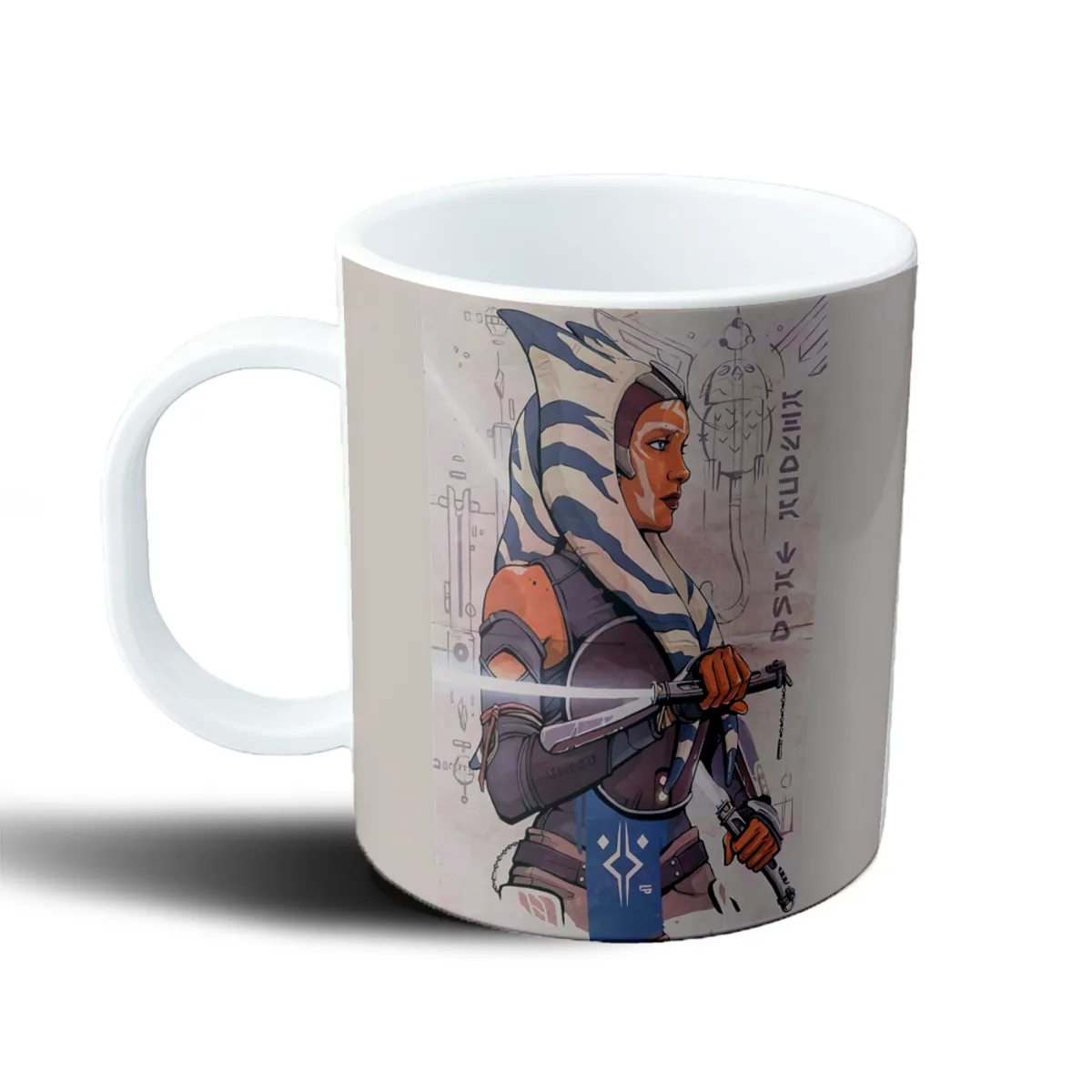 Taza de Plástico Star Wars Ahsoka Tano Sable Lightsabers - vista 2
