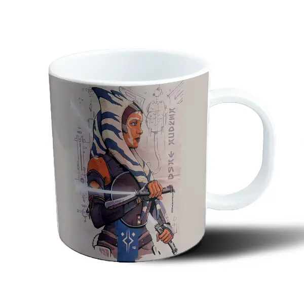 Taza de Plástico Star Wars Ahsoka Tano Sable Lightsabers